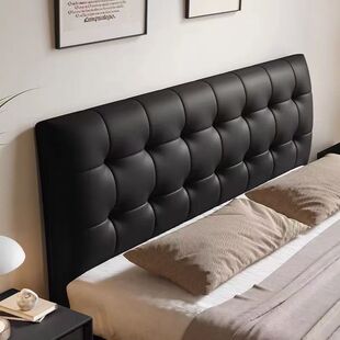 Italian Leather Bed Cloud Suspended Bed Modern Simple Master Bedroom Soft Bed Wedding Bed Double Bed Small Apartment