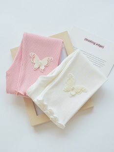 Girls' Cropped Pants for Outdoor Wear, Children's Leggings, Summer Thin Mosquito-Proof Pants, Modal Baby Casual Long Pants for Outdoor Wear