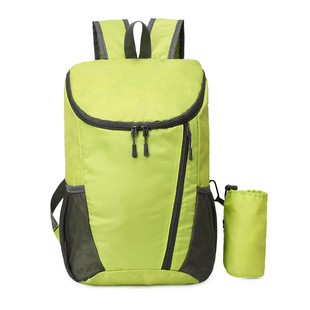 Folding Backpack Large Capacity Ultra-Light Portable Storage Bag Travel Bag Outdoor Sports Water-Repellent Single Backpack