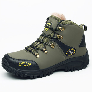 587 Flats Outdoor Hiking Shoes Flats High-top Men's Sports Shoes Cross-country Shoes Hiking Shoes Cross-border Large Size Men's Shoes