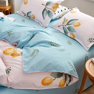 Student dormitory three-piece set unit staff bedding sanding four-piece school six-piece bedding wholesale