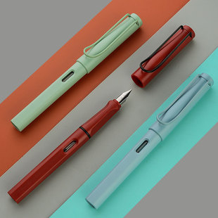 Factory delivery Wei Zhuang colorful pen student pen posture Writing Ink ink sac dual-purpose pen wholesale