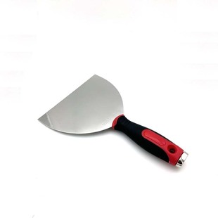Stainless Steel Rubber Plastic Handle 6inch Putty Soft Knife Batch Knife Putty Knife Stainless Steel Cleaning Shovel Trowel