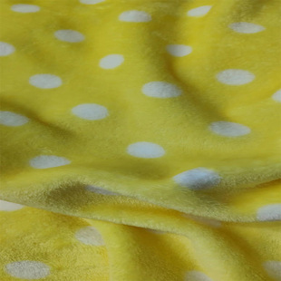 Manufacturer's Ready-Made Double-Sided Flannel 2cm Small Dots Clothing Shoes and Hats Warm Home Crafts