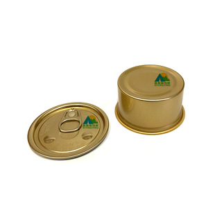 Balm Flavor Aluminum Can Packaging 636 Aluminum Two-piece Pot in stock Wood Block Small Can