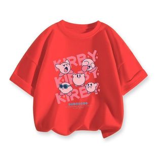 Дети с короткими рукавами Hello Kitty Kitty Kitty Kitty Kitty 2024 Летняя новая девушка топ для девочек