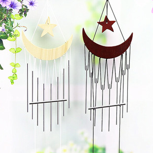 Metal Tube Star Multi-tube Anti-rust Metal Wind Chime Tubular Hanging Door Decoration Room Decoration Birthday Gift Pastoral