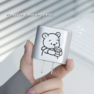 Suitable for iPhone15 Charger Protective Cover Apple 14/13 Data Cable Anti-break Winding Rope 12 Mobile Phone Case