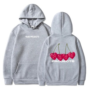 Nude Project Women's Thin Hoodie, Brand Sweatshirts, Y2K Clo