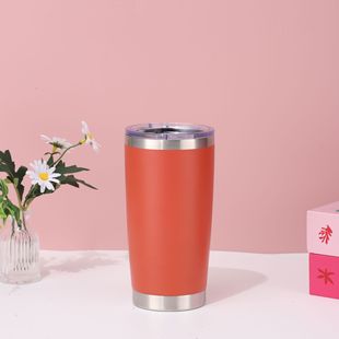 Cross-border direct supply of 20oz car cup double vacuum 304 stainless steel thermos cup insulation cold ice cup customization
