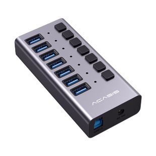 USB aluminum alloy with power supply expansion u disk dock laptop charging transmission hub splitter 3.0