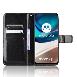 Чехол для мобильного телефона для Motorola G31 Motorola G42 4G кожаный чехол для мобильного телефона откидная крышка Crazy Horse Card G41