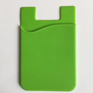 Cross-border wholesale silicone card set mobile phone back card set bus card bank card can be printed logo