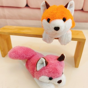 Plush toy doll rabbit bracelet snap ring red panda grab doll creative doll wholesale animal tiger
