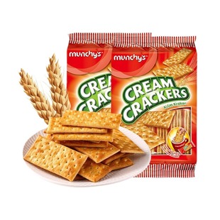 Malaysia imported Ma Qi Xin Xin Zhengfang bu sweet crisp soda biscuit 390g casual snack cookie snack