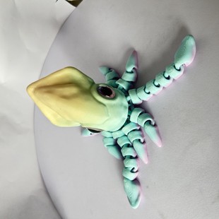 3D печать взрывных моделей осьминога осьминог осьминог детское кальмарное суставное мероприятие Трансграничная взрывная игрушка