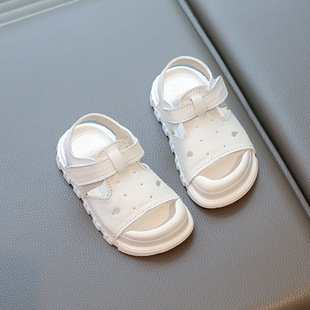 Children's sports sandals summer new girls soft-soled sports sandals baby simple sandals boys covered toe sandals