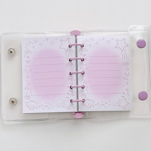 Original cute animal M5 inner page pink hut sweet bear cartoon replacement inner page inner page core notebook