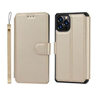 Applicable to iPhone12 mobile phone shell Apple 12promax new four-corner lanyard wallet leather case Wholesale