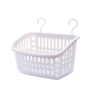 Hook Hanging Storage Basket Kitchen Hanging Basket Bathroom Cosmetic Storage Basket Plastic Basket Storage Basket
