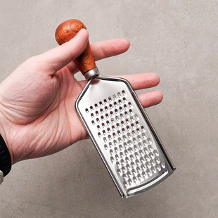 Factory direct kitchen gadgets stainless steel grater ginger shredder vegetable head device size hole multi-size multi-function