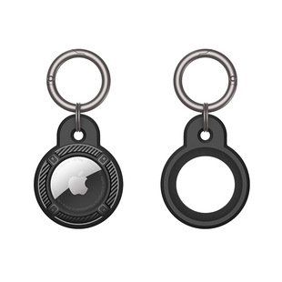 Применимо AirTag Защитный чехол для предотвращения потери Apple airtags из углеродного волокна tpu трекер