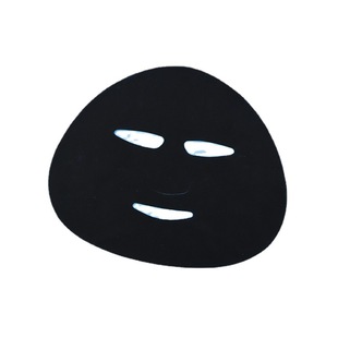 Popular pure viscose 40g non-fading non-lint clothing breathable non-woven black mask