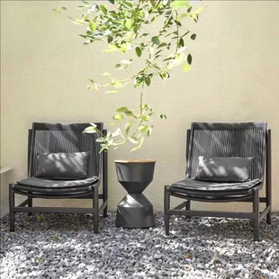 Outdoor Sofa Homestay Garden Courtyard Three-piece Coffee Table Balcony Designer Hotel Leisure Rattan Chair Outdoor Furniture