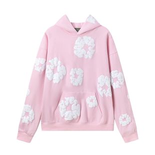 2024 Fashion Foam Printed Loose Sweater Y2K Hip Hop Street Wear Men's and Women's Pullover Casual Top