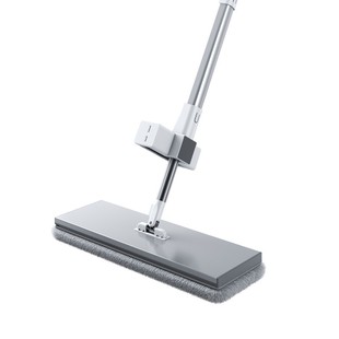Aluminum Alloy Flat Mop Household One-off Net New Hand-free Washing Flat Lazy Floor Mop Artifact Flat Mop Wholesale