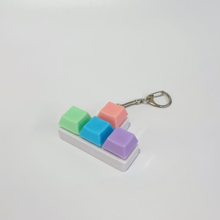 Decompression Small Toy Macaron Decompression Keyboard Pendant Fingertip Press Creative Russian Decompression Square Keyboard