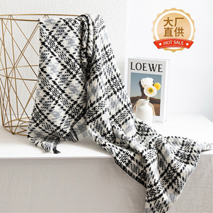 Autumn Scarf Exquisite Gift Box 100% Wool High-end Sense Men's and Women's Thickened Satin Double Face Scarf Style Scarf