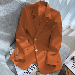 Autumn small suit coat women 2024 spring new spring and autumn design sense fried street top popular ivory white