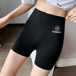 Three-point Ice Silk Leggings Belly Hip-lifting Ice Silk Women's Safety Pants Women's Slim-fit Leggings