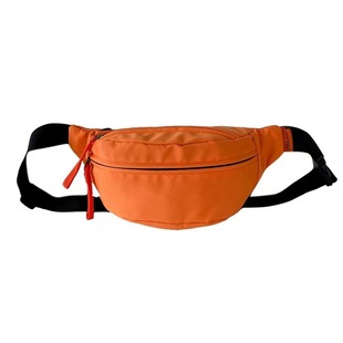 Foreign Trade 2024 New Women's Bag Korean Fashion Fashion Crossbody Bag Waist Bag Nylon Fabric Zipper Casual Design Sense