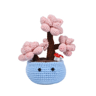 In stock cross-border handmade diy wool knitting Halloween ghost demon funny doll crochet material package