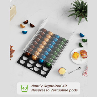 Акрил капсулы для хранения кофе держатель для Nespresso три типа кофейных капсул