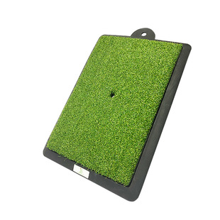 Golfer's Batting Mat Pearlescent Fleece Batting Track Mat Portable Non-Slip Rubber Bottom Swing Practice Mat