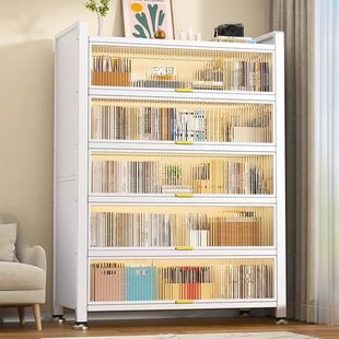 Книжный шкаф с дверью, защищенный от пыли