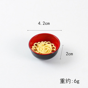 Simulation food instant noodle bowl model DIY Japanese food play ramen bowl noodle small bowl accessories play house toys