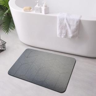 Cross-border Modern Simple Geometric Bathroom Home Hotel Anti-slip Anti-fall Absorbent Diatom Mud Carpet Quick-drying Easy to Clean