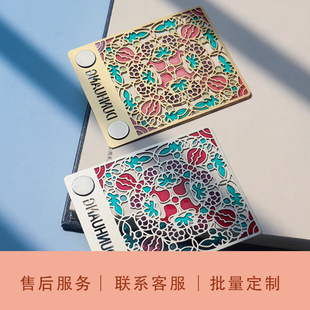 Metal Transparent Paint Bookmark, Custom-Made Cut Out Translucent Refrigerator Magnet, Custom-Made Translucent Bookmark, Cultural and Creative Travel Souvenir