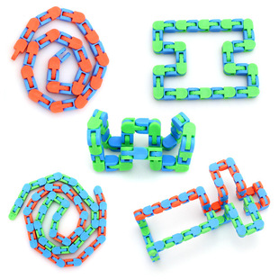 ; Manufacturers Wholesale 24 Sections Bicycle Track Chain Rotatable Vent Toy Gift Wholesale