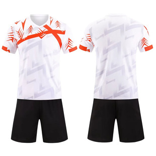 2025 new volleyball suit sports training suit quick-drying breathable mesh badminton suit football match team suit