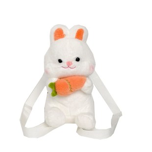 New Carrot Rabbit Plush Backpack Cute Birthday Gift Women's Bag