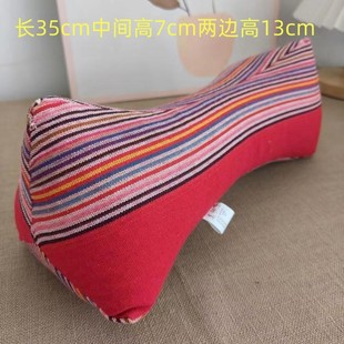 Natural Buckwheat Shell Health Pillow Cervical Spine Pillow Fatigue Ancient Pharaoh Coarse Cloth Craft Pillow