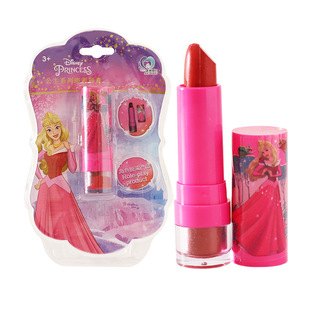 Disney children's lipstick cosmetics suit girls baby colorful lip balm primary school princess toys