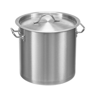 Portable Thickened Three-Layer Stainless Steel Soup Bucket with Lid Hotel Kitchen Commercial Induction Cooker Bucket Composite Bottom Bucket Large Soup Pot