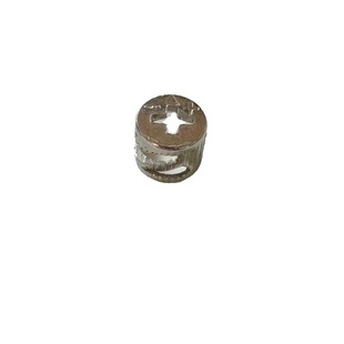 Yuansiwei 12cm iron eccentric wheel nickel plated diameter 12MM height 10MM three-in-one connector main parts