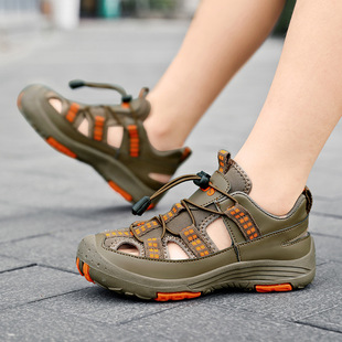 Foreign trade boys baotou sandals summer new breathable children's sneaker children's soft bottom non-slip children's shoes wholesale